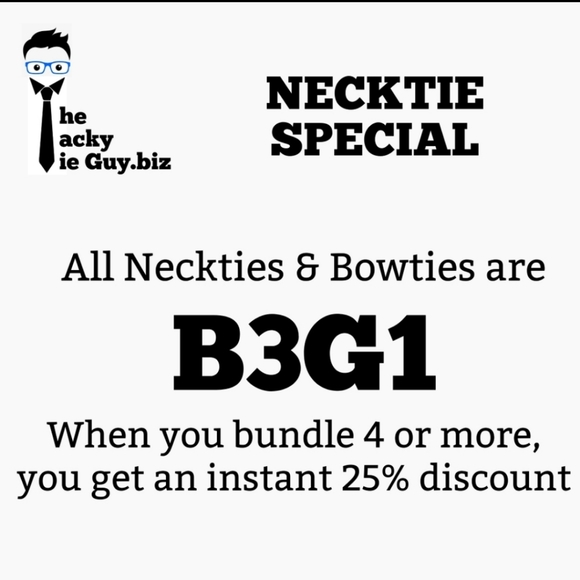 *PRINT* HARBOUR CLUB necktie - Picture 6 of 7